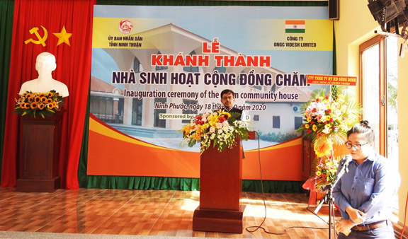 Ambassador of India HE Pranay Verma addressing the gathering in Vietnam
