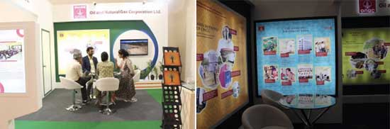 The Exhibition displaying ONGC’s Swachhta initiatives