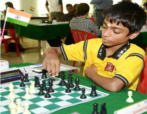 Aravindh Chidambaram (Scholarship Player with ONGC) won the Silver Medal