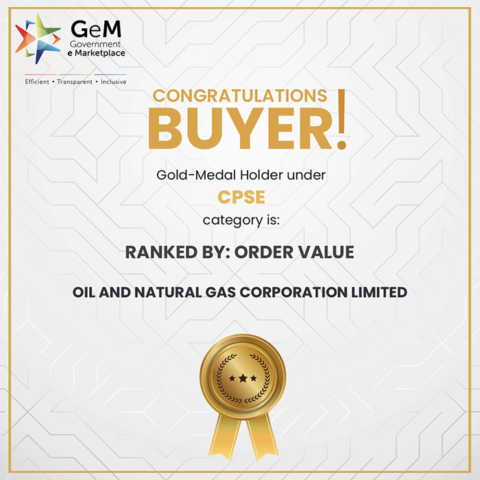 ONGC conferred as top buyer in Government e-Marketplace