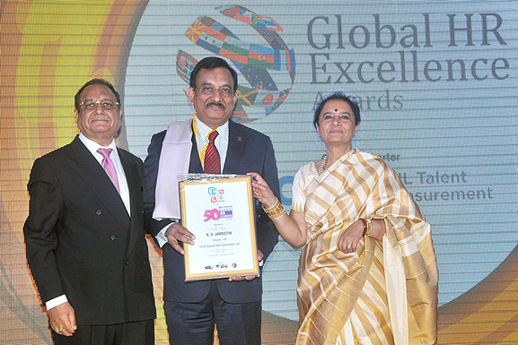 Mr.Jamestin receiving award for the '50 Most Talented Global HR Leaders in Asia' Mr.Jamestin receiving award for the '50 Most Talented Global HR Leaders in Asia'