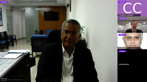 Joint Secretary (Exploration) Amar Nath delivering the valedictory address