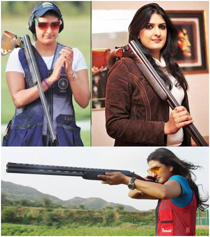 Shagun Chowdhary in action