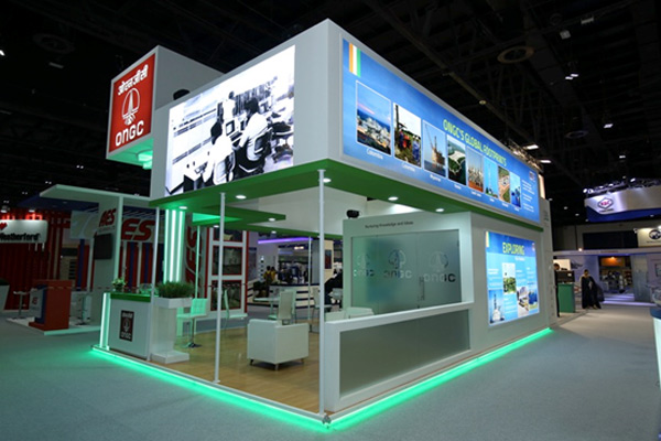 Side view of the ONGC Pavilion at SPE ATCE 2016