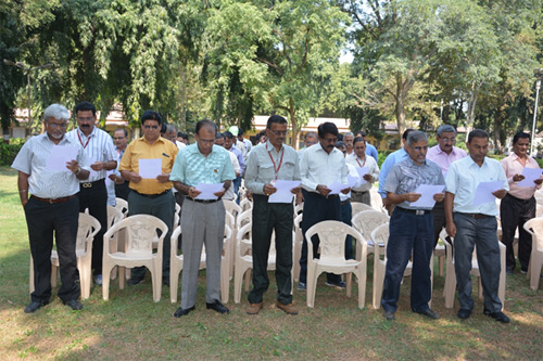 Employees of Cambay Asset taking Vigilance Awareness Week Pledge with General Public’