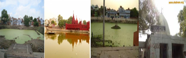 Durga Kund (2) Lat Bhairav Kund (3) Laxmi Kund (4) Sarang Nath Pond at  Varanasi
