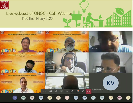 Panelists sharing their insights during the webinar