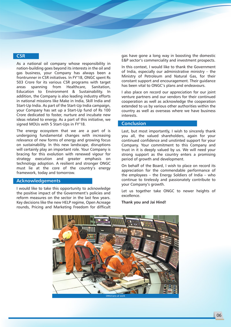CMDs speech at the 25th AGM