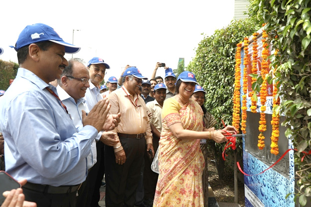 Inauguration of RO Water Cooler outside ONGC DUB office by Director (HR) Dr Alka Mittal