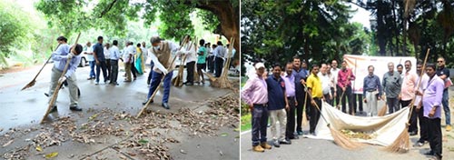 Cleaniness drive at Rajahmundry Cleaniness drive at Dehardun
