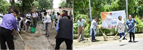 Cleaniness drive at Baroda Cleaniness drive at Jorhat