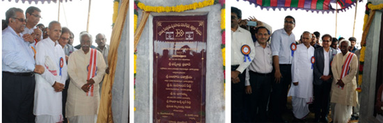 Dignitaries at the Foundation Stone Location