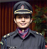 First Lady Territorial Army officer