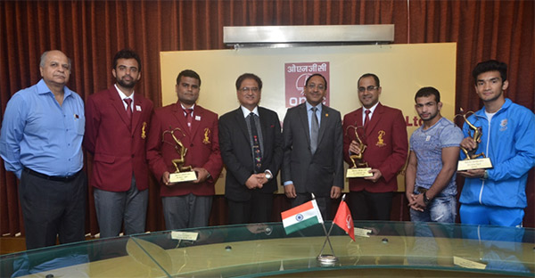 Five ONGC sportspersons recieves the Arjuna Award