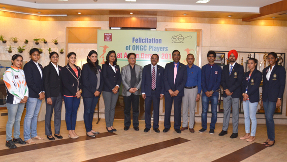 ONGC Celebrates the successful medal hunt of its sportspersons at Incheon