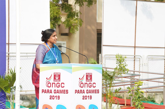 Director (HR) Dr Alka Mittal delivering the inaugural address