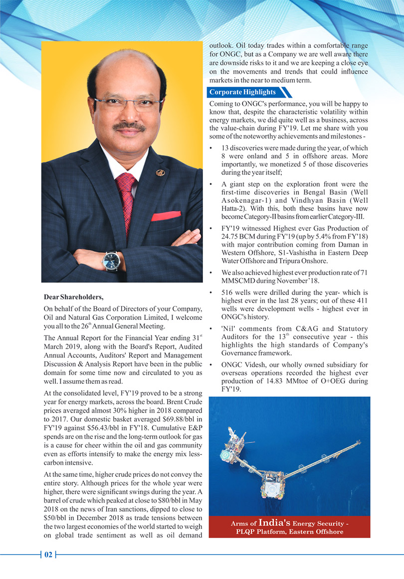 CMDs speech at the 26th AGM