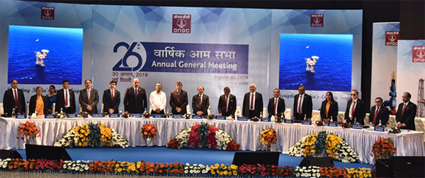 ONGC CMD, Functional Directors, Government and Independent Directors at the 26thAnnual General Meeting