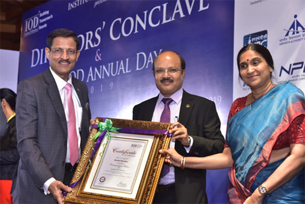 CMD with Director (T&FS) N C Pandey and Director (HR) Dr Alka Mittal