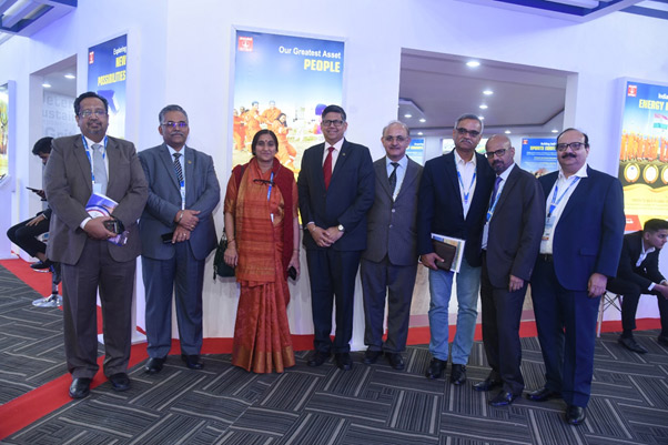 ONGC Director (HR) Dr. Alka Mittal along with others at ONGC Pavilion