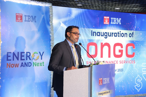 IBM Senior Partner Sachin Verma comparing similarities over organizational goals between ONGC and IBM