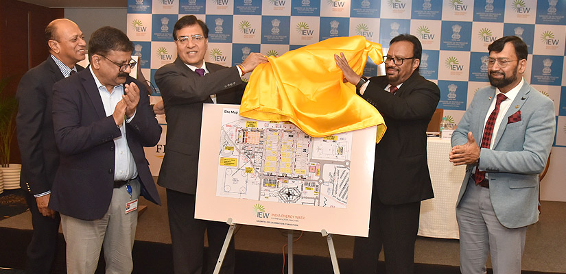 The site map ONGC IPSHEM unveiled at the India Energy Week 2024 Press Conference
