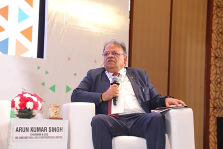 Chairman & CEO, ONGC, Arun Kumar Singh addressing during Day 1 of Urja Varta 2024