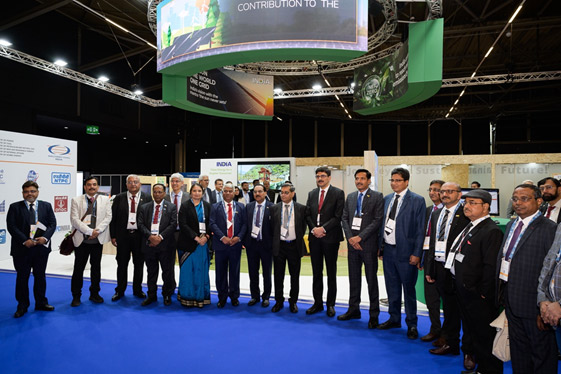 Delegates at the 26<sup>th</sup> WEC India Pavilion