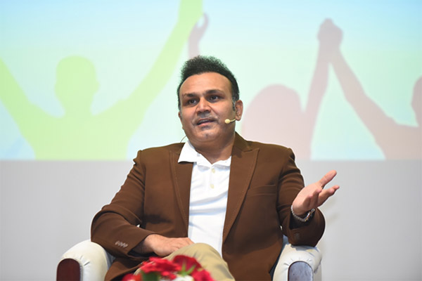 Former cricketer Virender Sehwag was the guest speaker for the Closing Ceremony of ONGC Youth Meet 2022